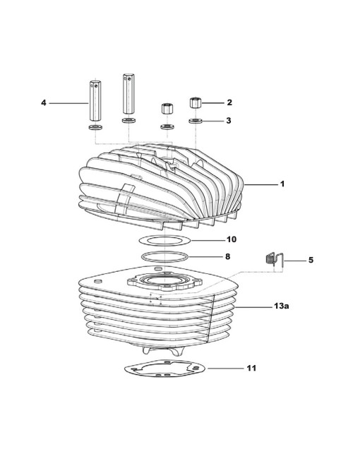 Perforated cap for filling (option) iame -Magickart