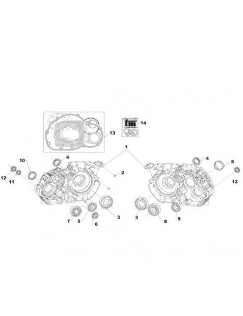 Rodamiento sellado SKF 6001 2RSH