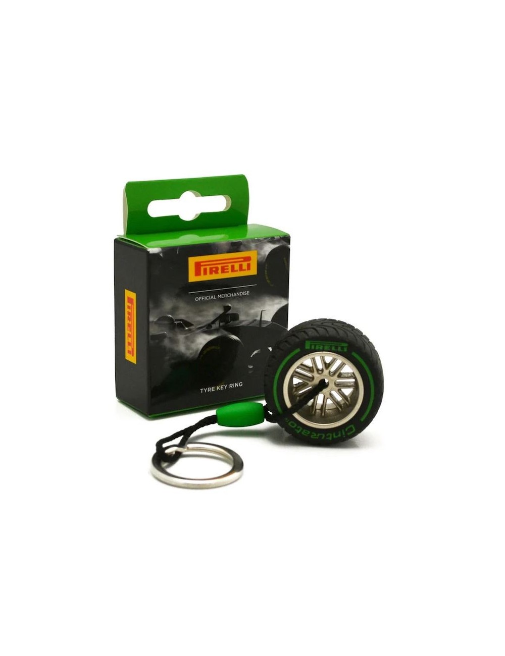 porte cle Pirelli 18 pouce vert