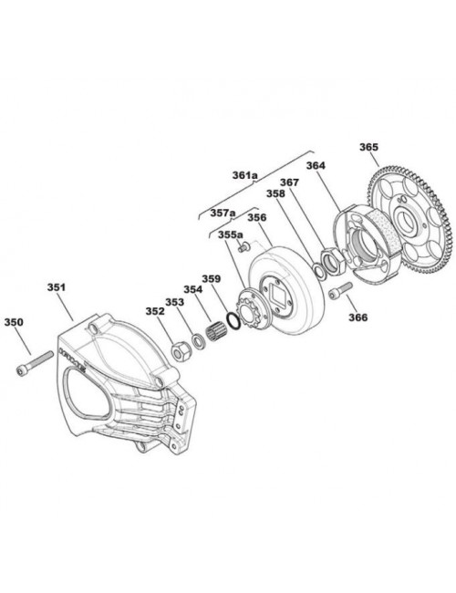 Clutch Hub Clutch AP.2013 IAME X30 (no a la izquierda) - Magickart