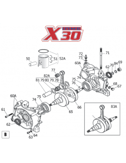 60A Carter complet X30