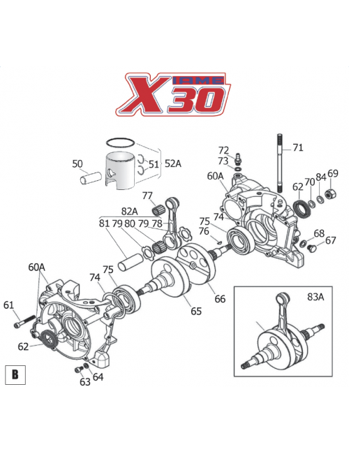 Rollenlager 6206 - BC1-3342B (ehemaliger 6026) - X30 nach 2021
