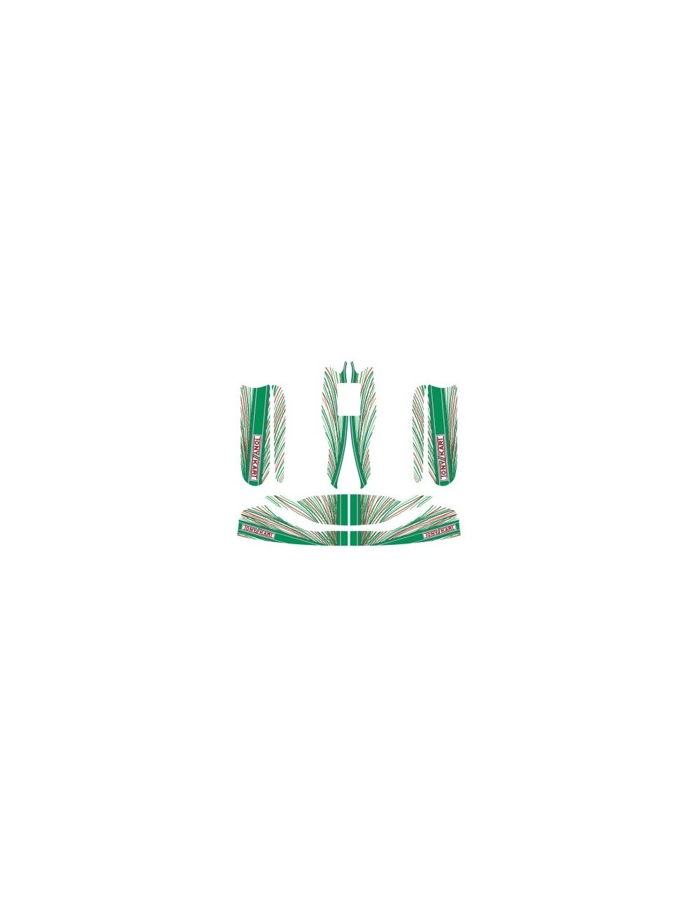 Full Deco Kit 2022 Tonykart RR M7 OTK Full Deco Kit 2022 Tonykart RR M7 OTK