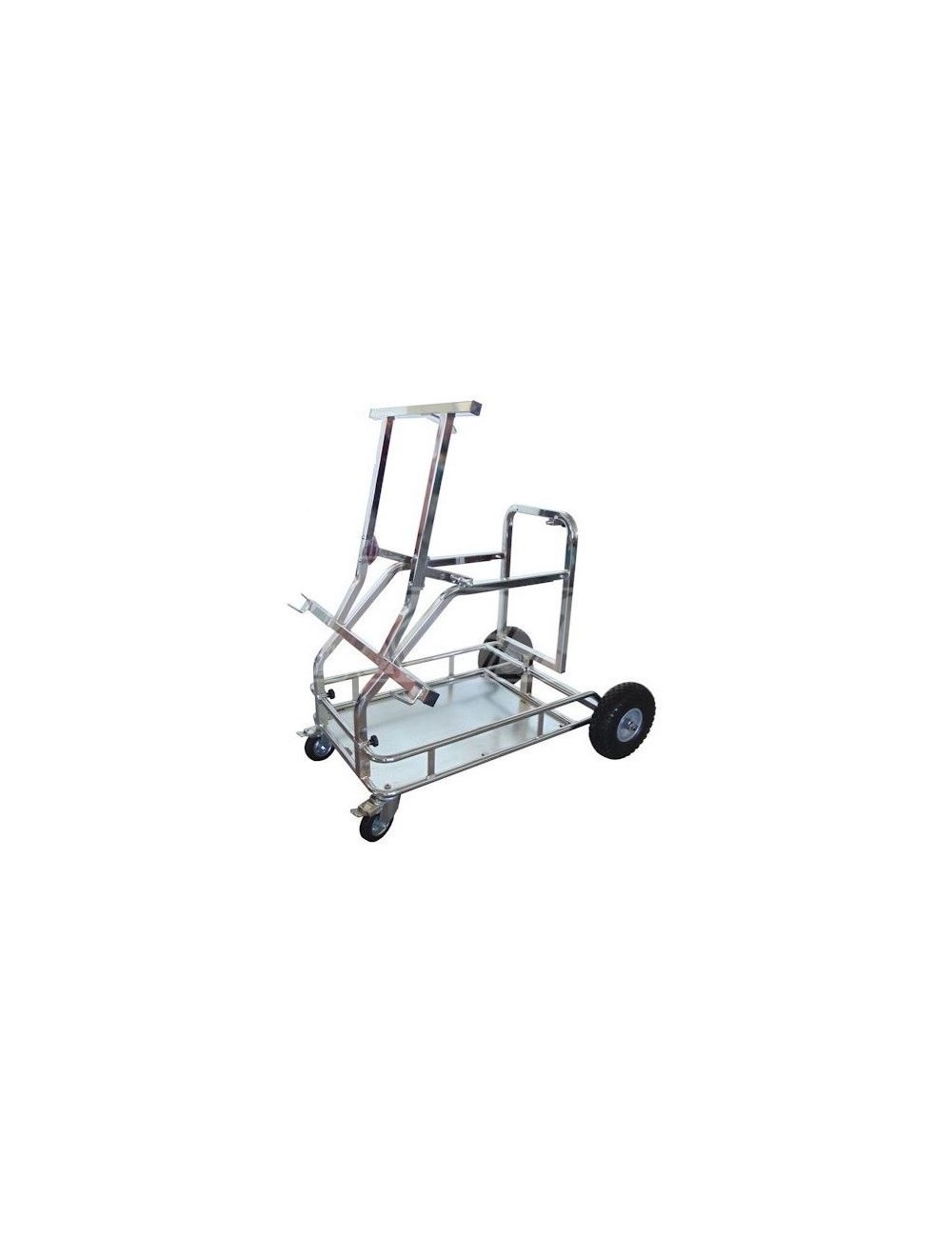 Karting TECKART Trolley Chrome | Load alone without effort-Magickart