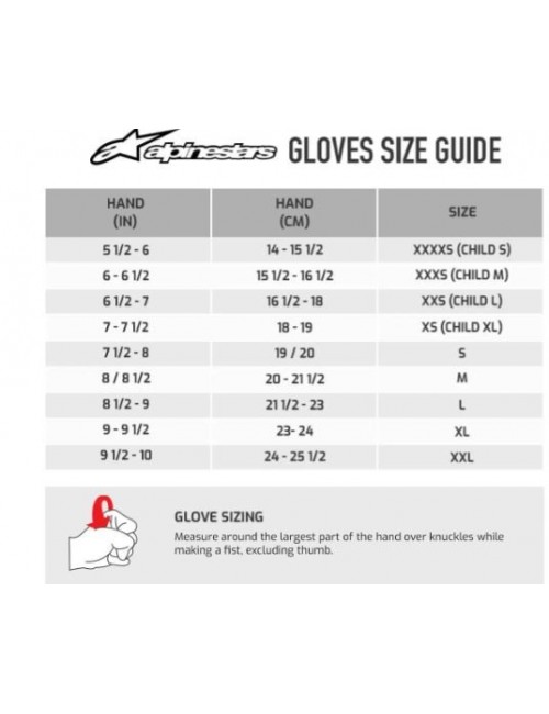 Alpinestars Karting Gloves Tech 1 K-Race V2 Zukunft