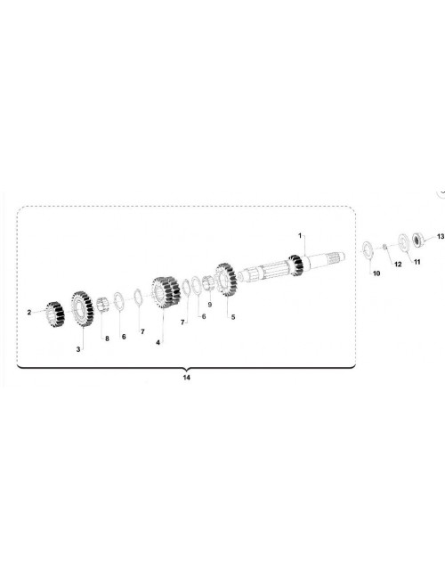 joint SPI-5X9X2-Tree-Primary-TM-Racing-R1, R2-Engine-KZ-MagickArt