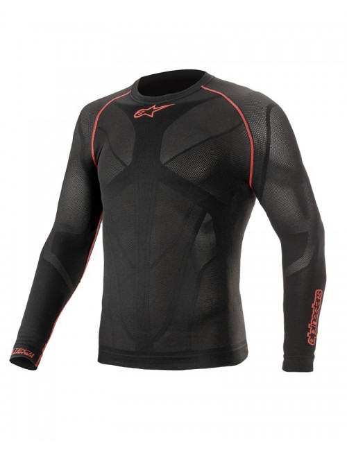 Sparco pullover karting black long sleeve