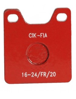 Targhe AR KART REPUBLIC rosse (NEW) (x2) -Magickart
