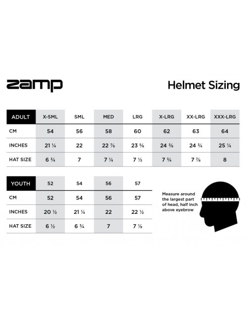 Helmet ZAMP RZ-42Y Graphic White / Blue for Young Drivers-Magickart