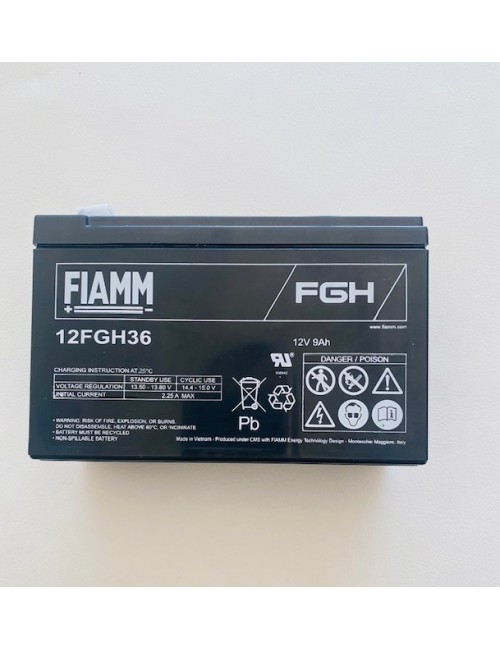 Batterie 12 volts 9Ah - FIAMM FGHL (pour cosse plate)-MAGICKART