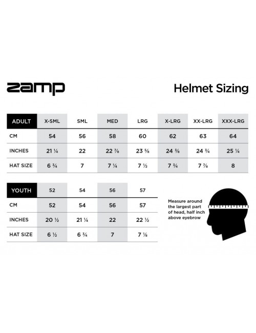 Zamp helmet  RZ 70E Switch