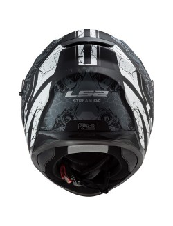 casque LS2 THRONE noir-mat/titan