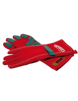 guantes de velocidad rojos