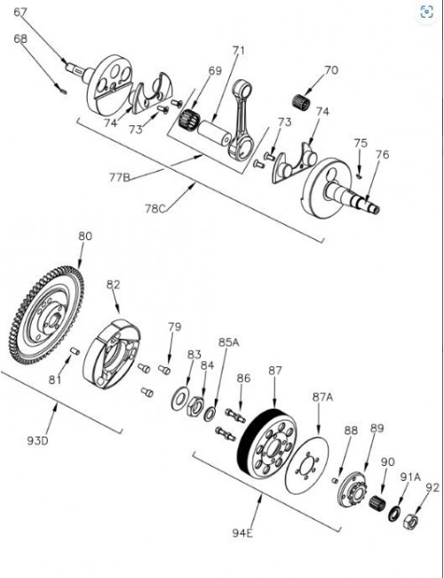 Z10 pinion with vortex mini 60 en -Magickart washer