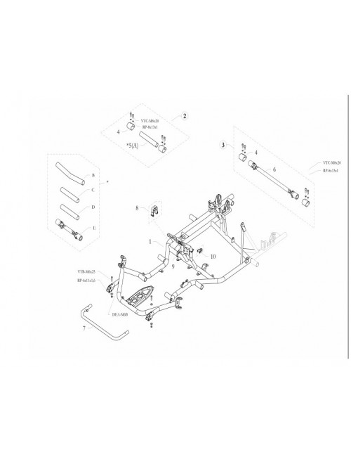 Mod.Cl30-S18 SH THE CHASSIS CHARLES LECLERC-MAGICKART Chassis