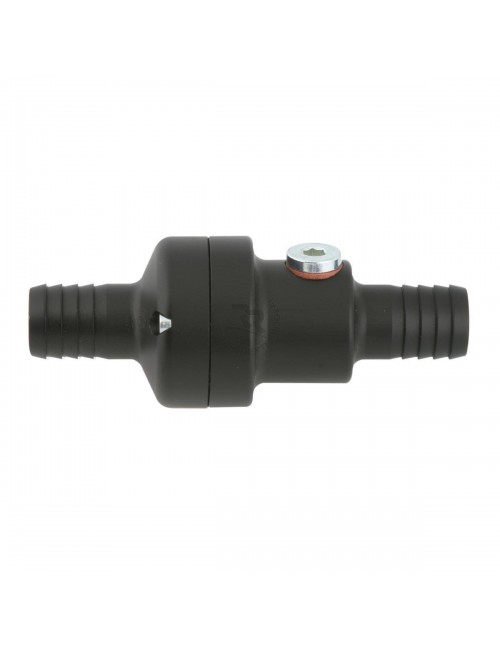 SOUPAPE THERMOSTATIQUE EN ALUMINIUM COMPLETE ANODISEE NOIRE 
