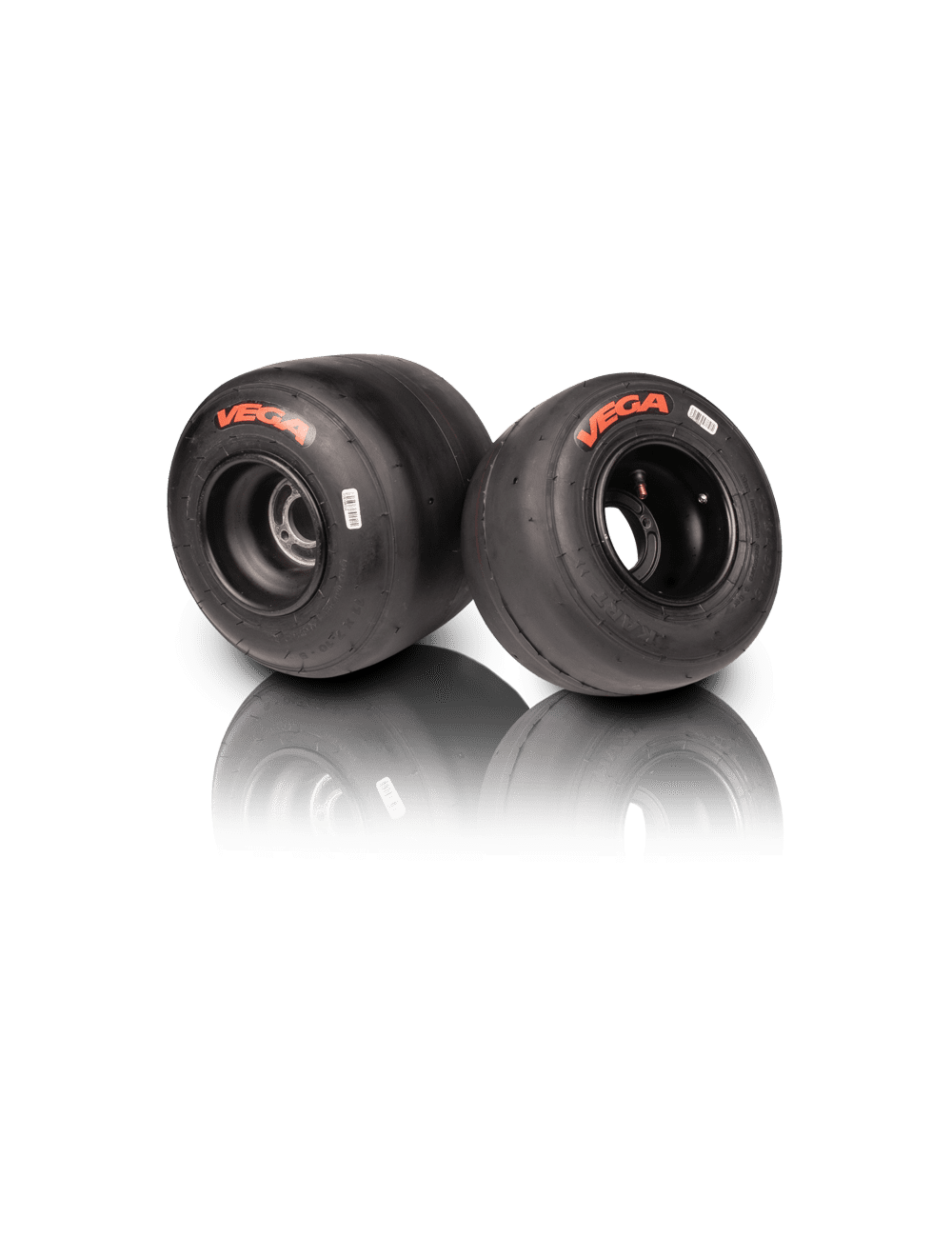 Set di 4 pneumatici kart VEGA SL4 (rosso) 2024-magickart