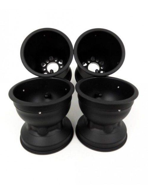Magnesium wheels 130-210mm DF HQ Freeline BirelArt Black-Magickart