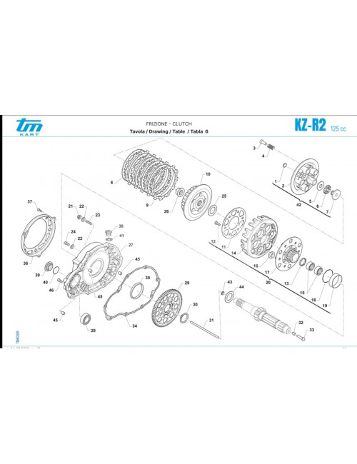 stop-mushroom-push-clutch-tm-Kart-piece-7-to-exploded-kz-r3-magickart