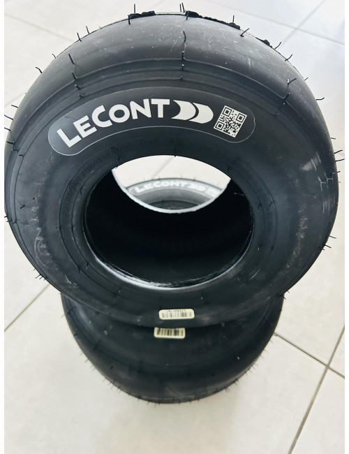 Pneu de kart LECONT SET 4 LOH, adequado para condições de corrida exigentes