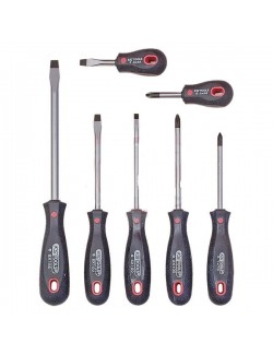 Screwdriver set, 7 pieces