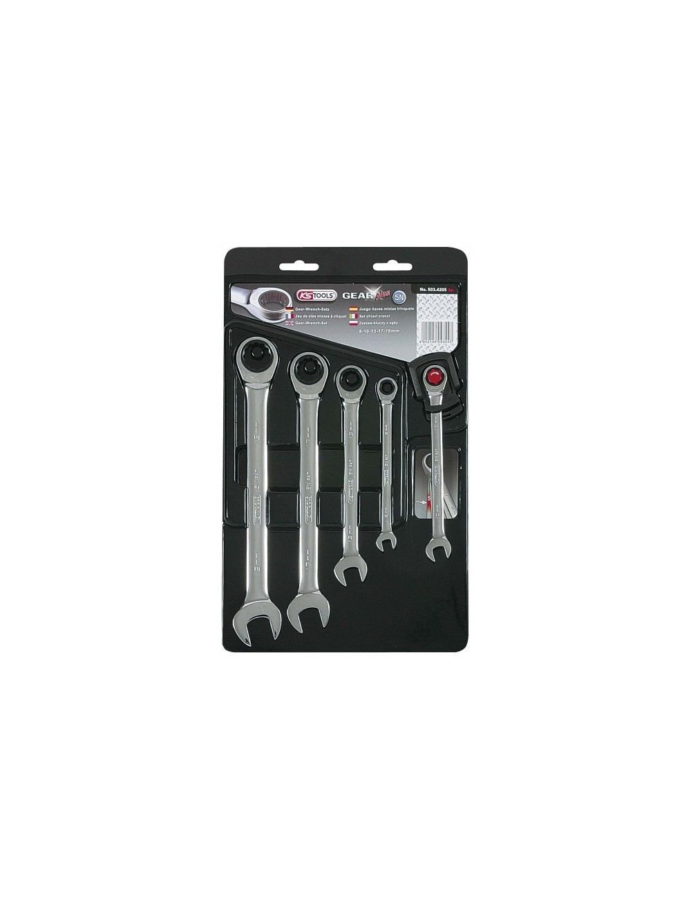 GEARPLUS 5-Piece Ratchet Wrench