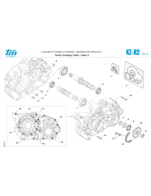 (1) KIT JOINTS SPIE TM...