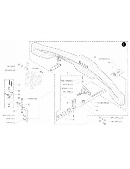 Bushing Rear Fairing BirelArt