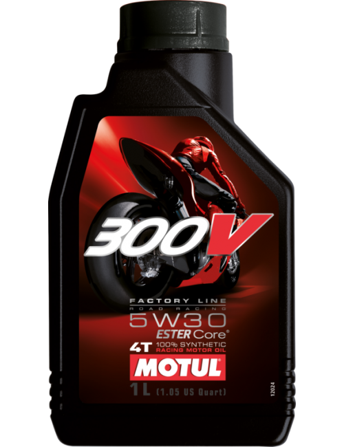 Aceite de competición para carretera Motul 300V Factory Line 5W30