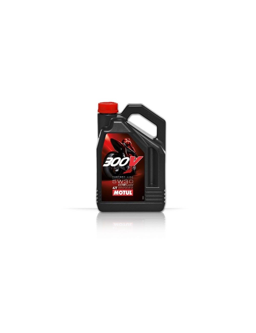 Aceite de competición para carretera Motul 300V Factory Line 5W30 4 l