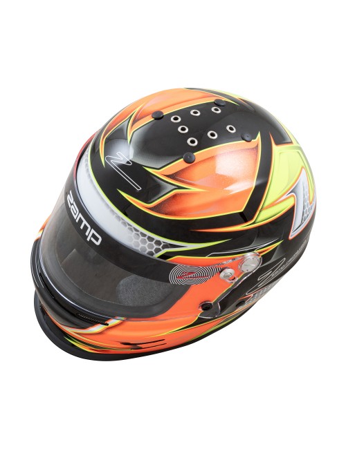 Casque Zamp RZ-42Y CMR Youth Orange/Jaune-Magickart