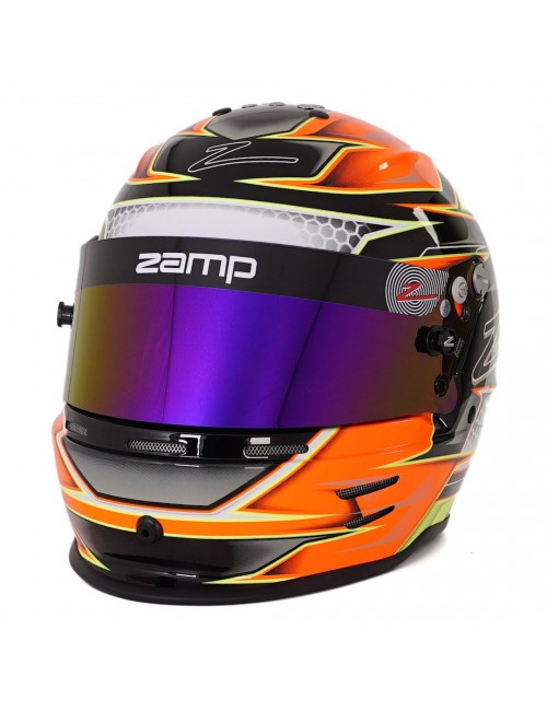 Capacete para criança Zamp RZ-42Y CMR Laranja/Amarelo -Magickart