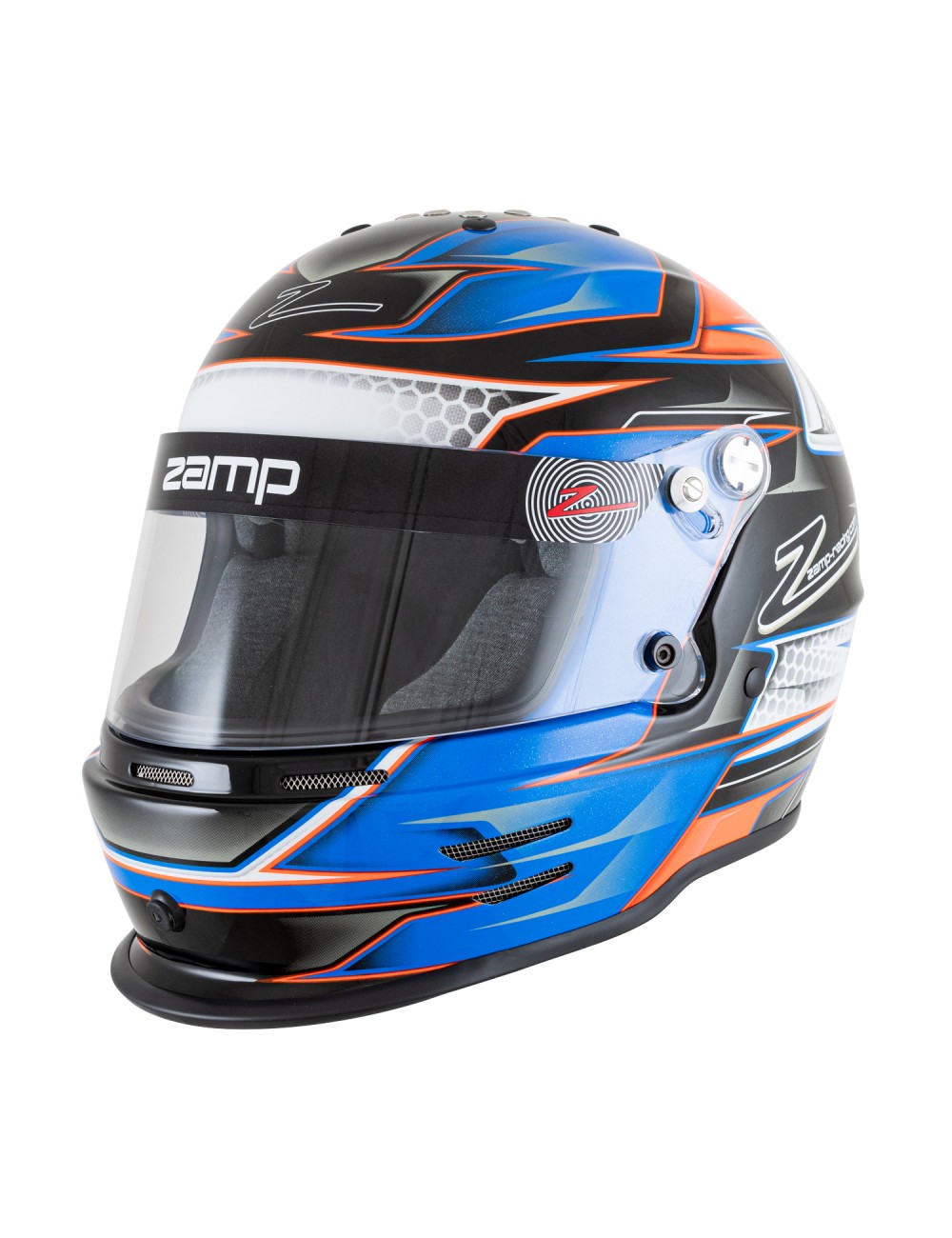 ZAMP RZ 42 Youth Helmet Orange/Blue-Magickart ZAMP RZ 42 Youth Helmet Orange/Blue-Magickart