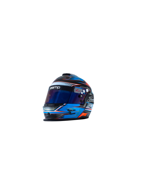 Casco ZAMP RZ 42 Niño Naranja/Azul-Magickart