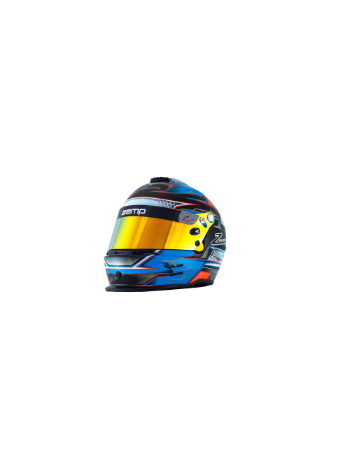 Casco ZAMP RZ 42 Niño Naranja/Azul-Magickart