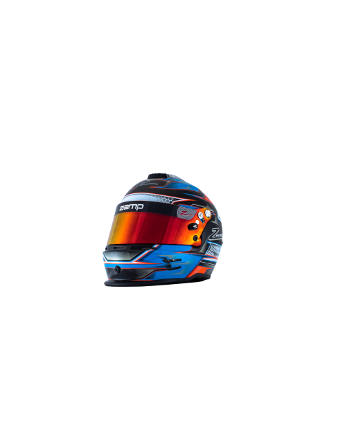 Casco ZAMP RZ 42 Niño Naranja/Azul-Magickart