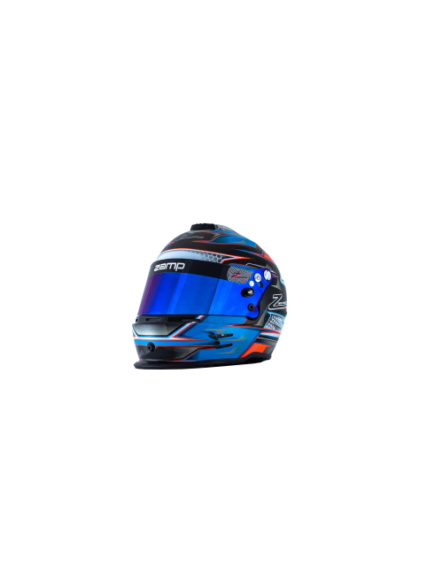 ZAMP RZ 42 Youth Helmet Orange/Blue-Magickart