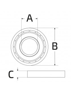 Rolamento Birelart 6000Z 10mm interior, 26mm exterior - Magickart