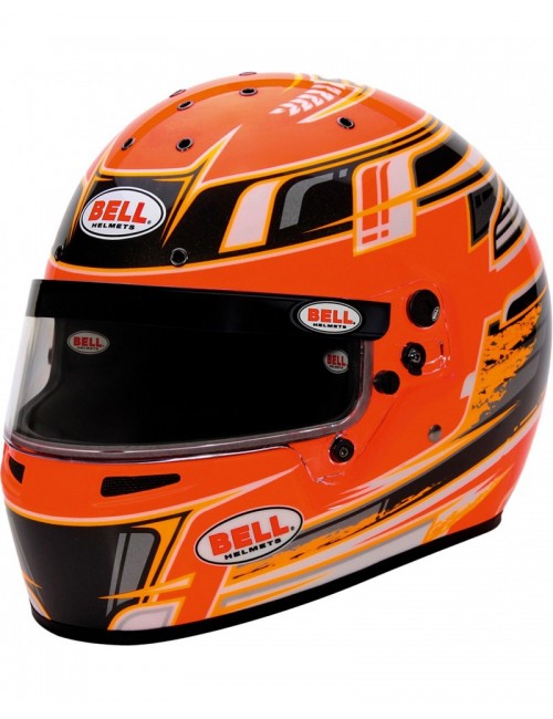 Casque karting Bell KC7-CMR CHAMPION ORANGE- Magickart