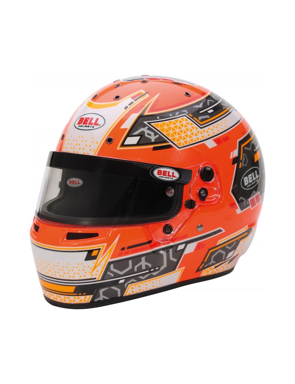 Karting helmet Bell RS7 K STAMINA ORANGE-MAGICKART