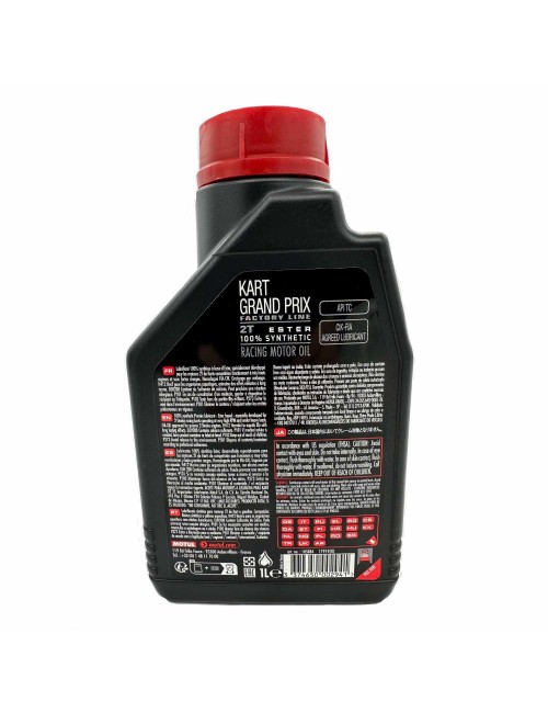 Öl Motul 2T Grand Prix für Kart High Performance Synthetisch Lubricant Magickart.eu