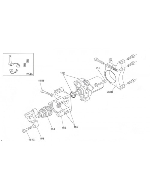 Démarreur électrique IAME, pièce de rechange pour moteurs de karting.