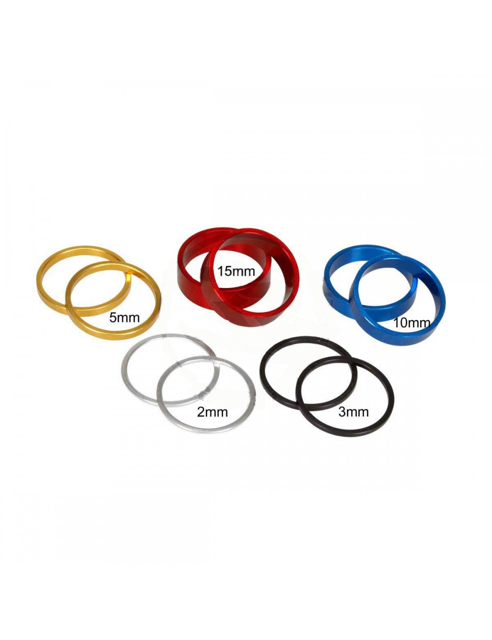 Entretoises En Aluminium Pour Patins à Roulettes - Lot De 8 Bagues De Roulement (vert)