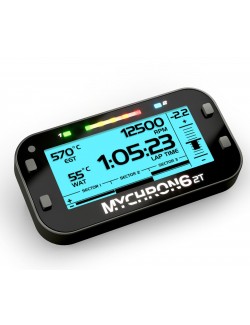 Misuratore AIM MyChron6 2T con sensore di temperatura dell'acqua e senza secondo sensore su Magickart