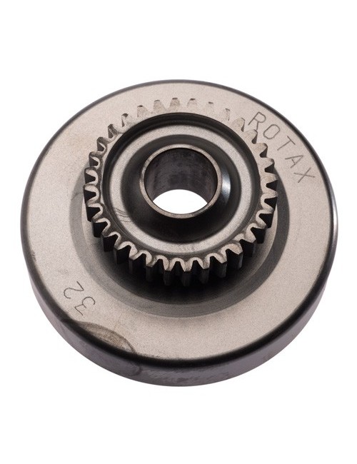 Rotax clutch bell with 32dt pinion