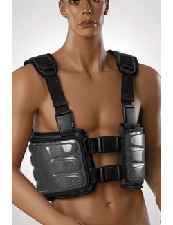gilet protègè Saturn avec kevlar noir