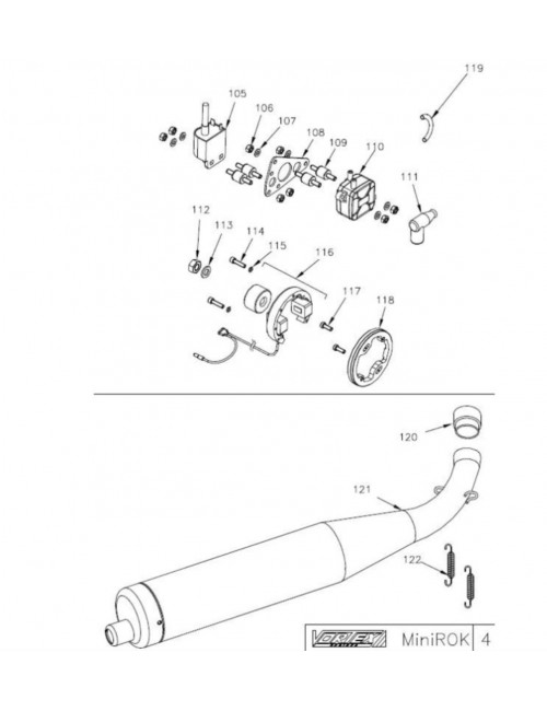 Pot d'échappement moteur -...