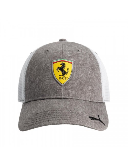 Cap Scuderia Ferrari Trucker Grey -MAGICKART