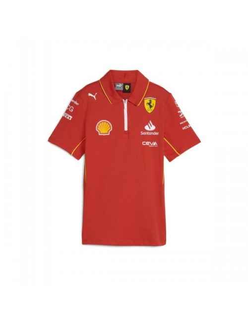 Polo officiel pour enfants de l'équipe Scuderia Ferrari -MAGICKART