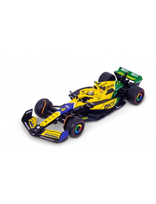 Burago 1:43 F1 Mclaren MCL38 Monaco Grand Prix 2024 -Lorris-Magickart